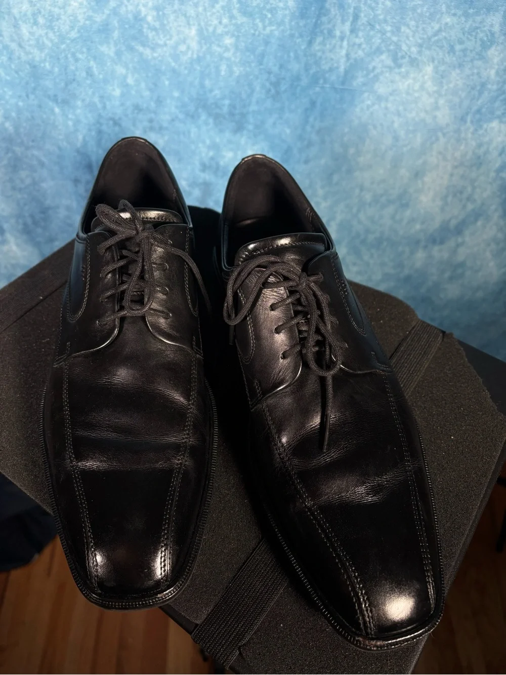 ECCO Black Leather Comfort Dress Shoes – Men’s 9–9.5 (EU 43)